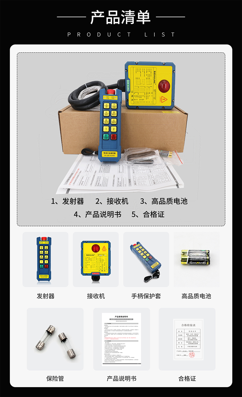 3产品清单