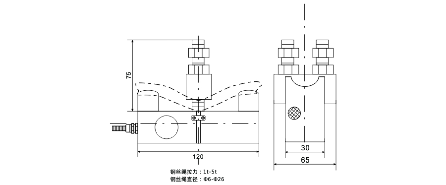 旁压式张力传感器3